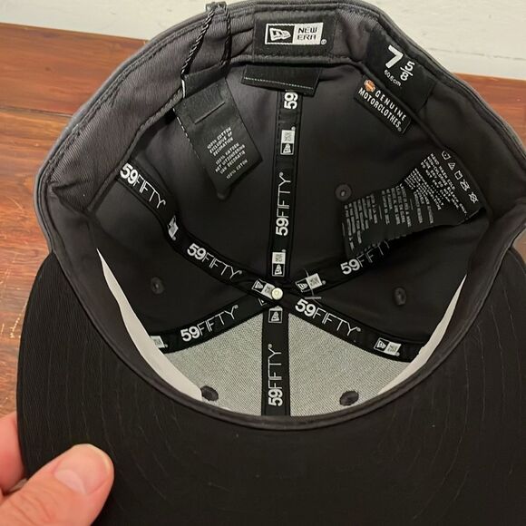 NWT Harley Davidson Motorcycle Spellout Letters Raised Letter Baseball Cap 7 5/8 - Picture 4 of 4